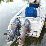 Stolen boat found capsized off Frank Sound