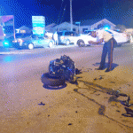 Police arrest suspect in crash outside political event