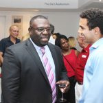 Culture Minister Dwayne Seymour opens exhibition for Simon Tatum