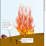 The bonfire