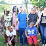 Sensory garden at Maple House gets a makeover