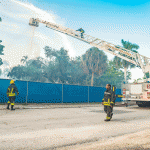 Old Hyatt going down in flames