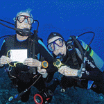 ‘Oldest’ scuba diving couple in world aim for record books