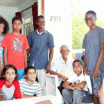 Campers visit East End seniors