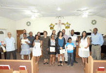 Graduates honored at West Bay church