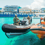 Firefighters train for search and rescue with British Royal Navy