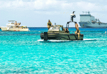 UK Navy arrives for disaster response exercises