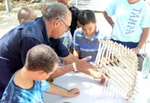 Traditional arts, stories and games entertain kids at Brac camp