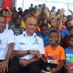 Football club campers learn about making positive choices