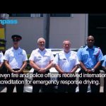 Driving training for police, firemen