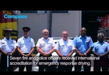 Driving training for police, firemen