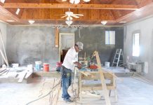 Repairs under way to restore historic Gun Bay church