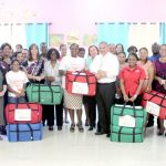 Civil servants hand out Meals on Wheels