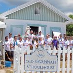 Irma evacuees, volunteers spruce up old Savannah school