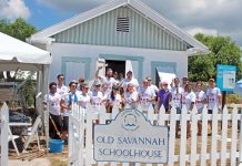 Irma evacuees, volunteers spruce up old Savannah school