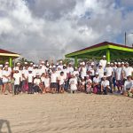 Bank volunteers clean up Coe Wood Beach