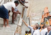 French President Macron visits St. Martin, vows to rebuild island