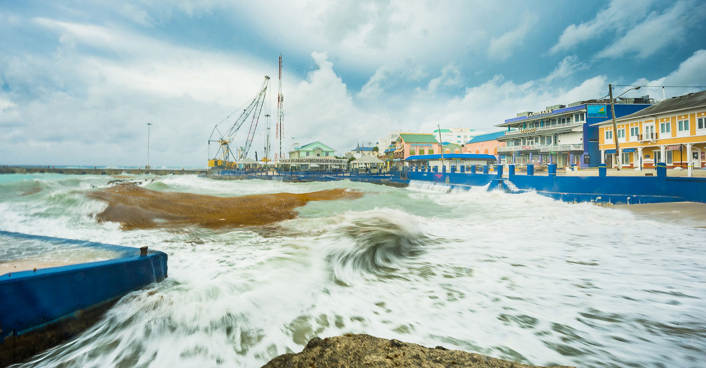 Cayman Islands - Sea level rise brings increased risk of storm surge. 