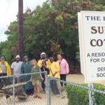 Garden Club braves storm at retirement home