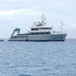 Research vessel Alucia calls in on Sister Islands