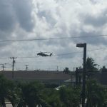 Three US military helicopters visit Owen Roberts Airport