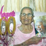 100-year-old celebrating birthday wishes for a long life