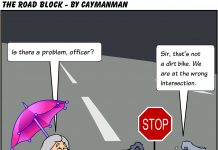 The road block