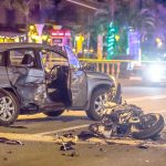 Motorcyclist injured in West Bay Road crash