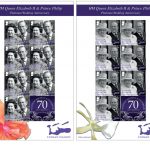 Stamp issue marks 70th royal anniversary