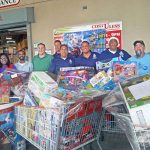 Bikers collect toys for tots