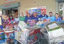 Bikers collect toys for tots