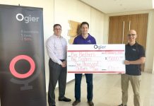 Business in brief: Ogier donates $5,000 to Big Brothers Big Sisters