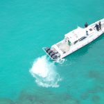 Boats collide at Duck Pond