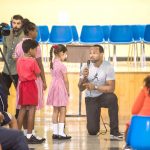 Students inspired by track star’s story