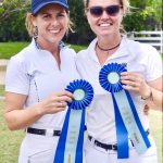 Adult equestrians tie for top honors