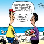 Beach trash