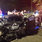 Three injured in Shamrock Road accident