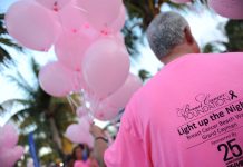 Light Up The Night for breast cancer