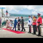 New governor makes arrival