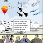Busy skies