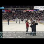 Young McField stars in center-ice interview
