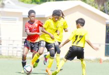 Youth football league players return to the pitch