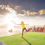 Tennis star makes waves in Cayman
