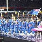 Flying the Cayman flag at the Commonwealth Games