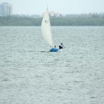 Catboat racers brave rain for Discovery Day regatta