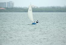Catboat racers brave rain for Discovery Day regatta