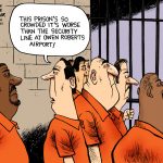 Crowded prison