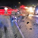 Car crash on Crewe Road