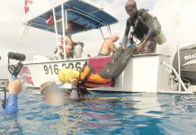 New police dive unit trains on Kittiwake