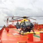 Police make helicopter rescue of tanker crew member